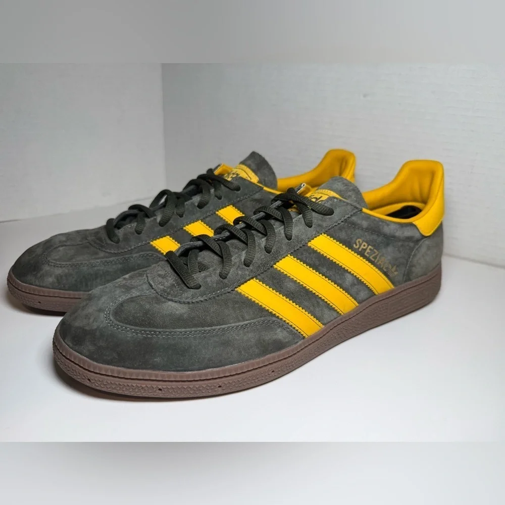 🔥RARE Adidas Handball Spezial Night Cargo Tribe Yellow Adidas - Picture 16 of 16